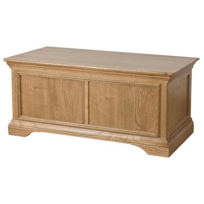 Limoges Solid Oak Blanket Box